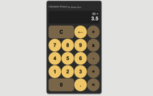 Calculator Project by MatterDevs