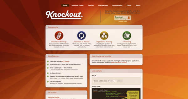 KnockoutJs matterdevs