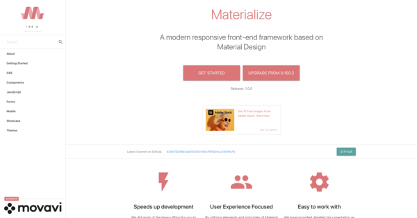 Materialize CSS MatterDevs