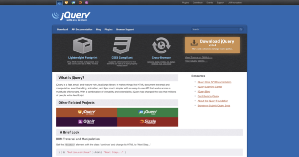 jquery javascript library